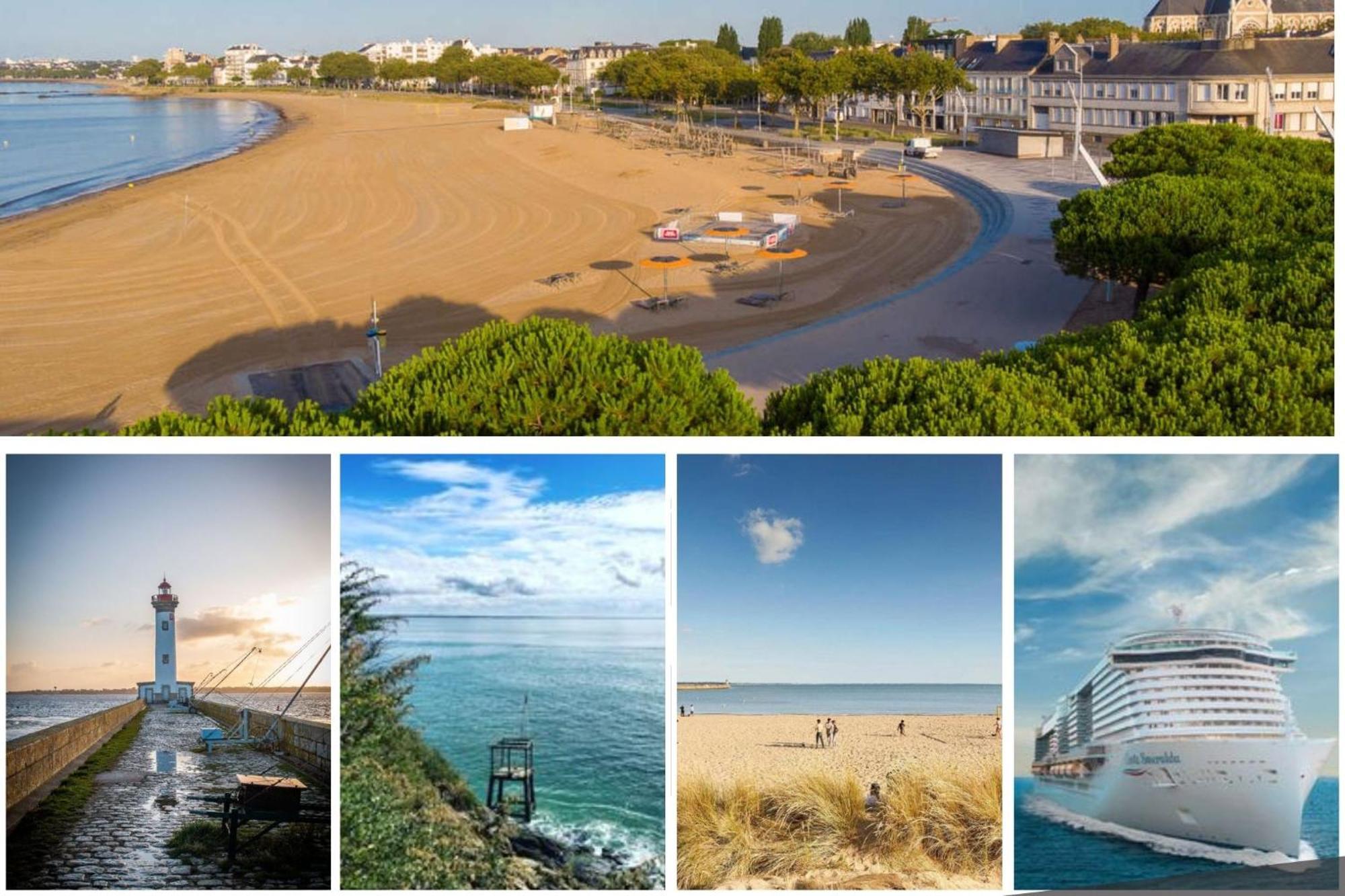 La Deferlante - Hyper Centre - Parking Prive - 300 M Plage Saint-Nazaire  Esterno foto