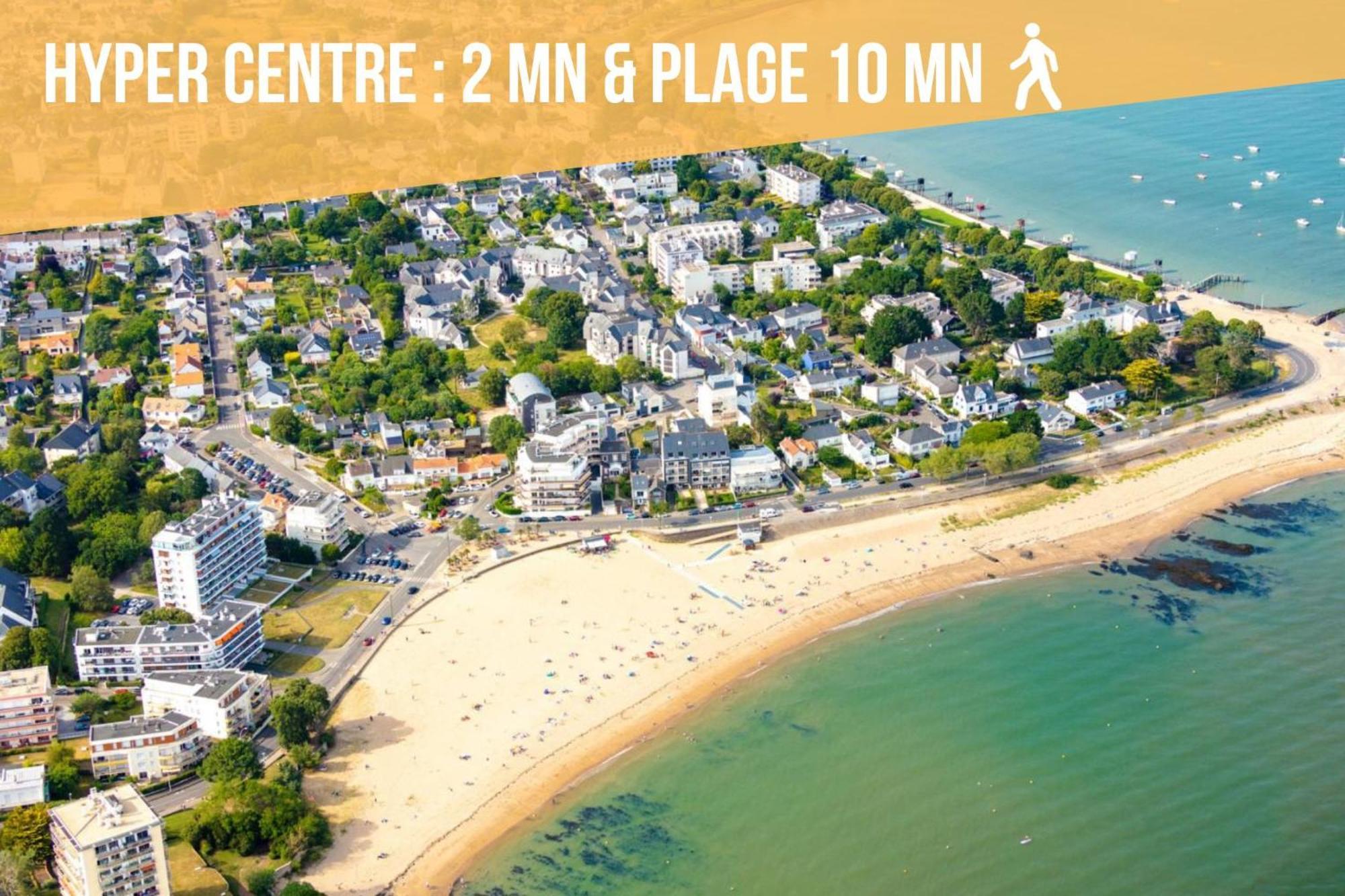 La Deferlante - Hyper Centre - Parking Prive - 300 M Plage Saint-Nazaire  Esterno foto